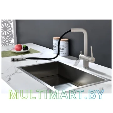 Смеситель Paulmark Serpentine Se213222-BE (бежевый) картинка 2